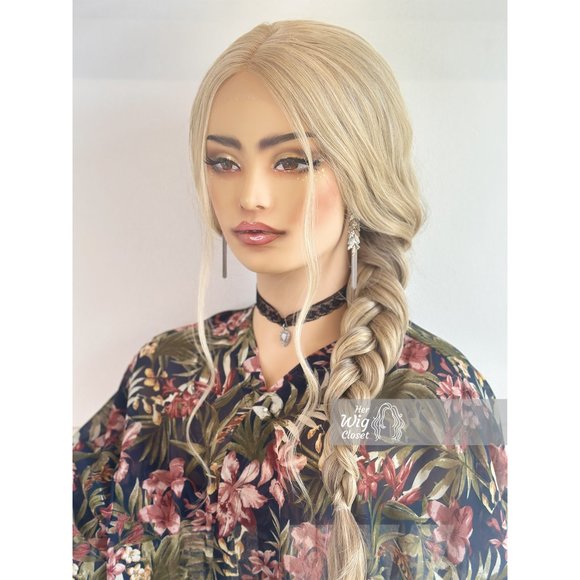 24" Ash Blonde Lace Wig Long Wavy | Power of Ring | Abigail - Picture 16 of 16